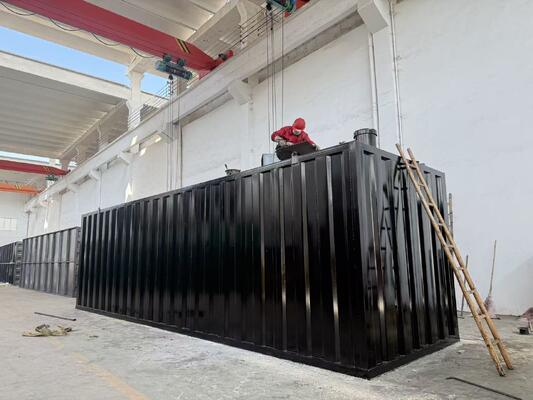 MBR 하수 폐수 처리 플랜트 시스템 컨테이너 타입