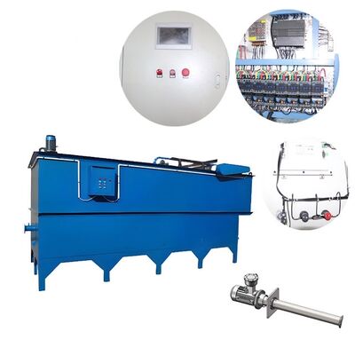 폐수 처리 시설 용해 된 공기 플로테이션 폐수 정화 용해 된 공기 플로테이션